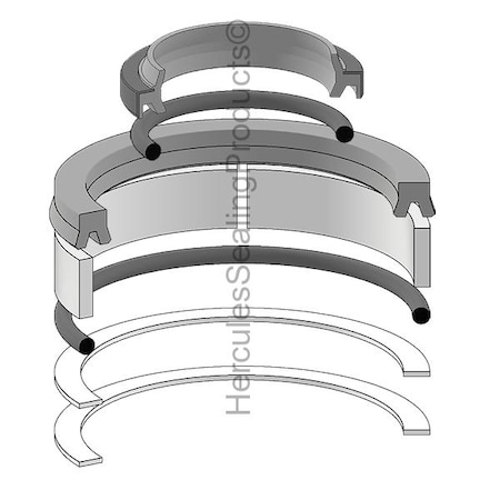 Toyota -After Market Parts Hydraulic Cylinder Repair Kit- 35 X 50 mmLIFT TRUCK KITS 04651-11261-71
